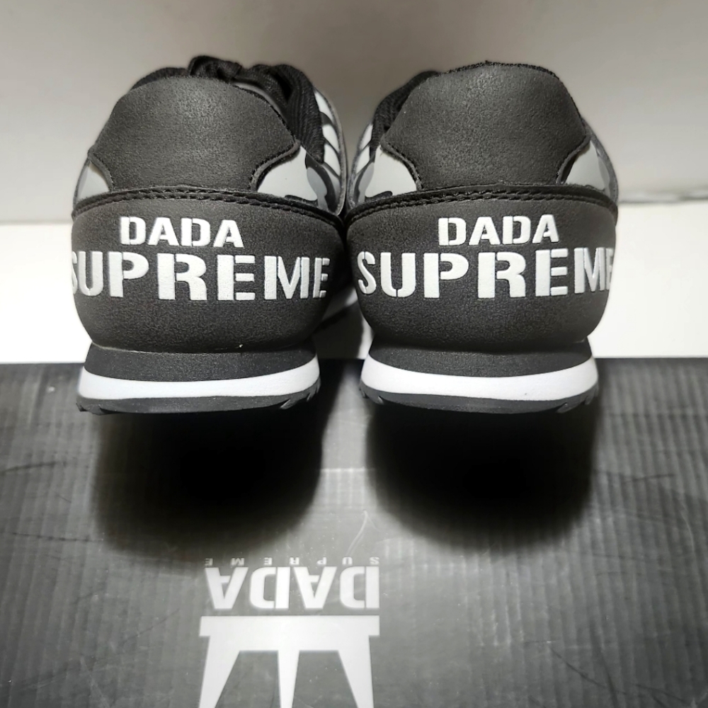 DADA Supreme Black and Camo Fasion Sneakers